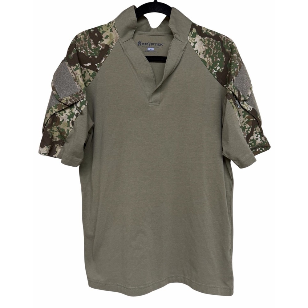 Kryptek Tactical Rugby Short Sleeve Shirt Obskura Transitional Men's Size Medium